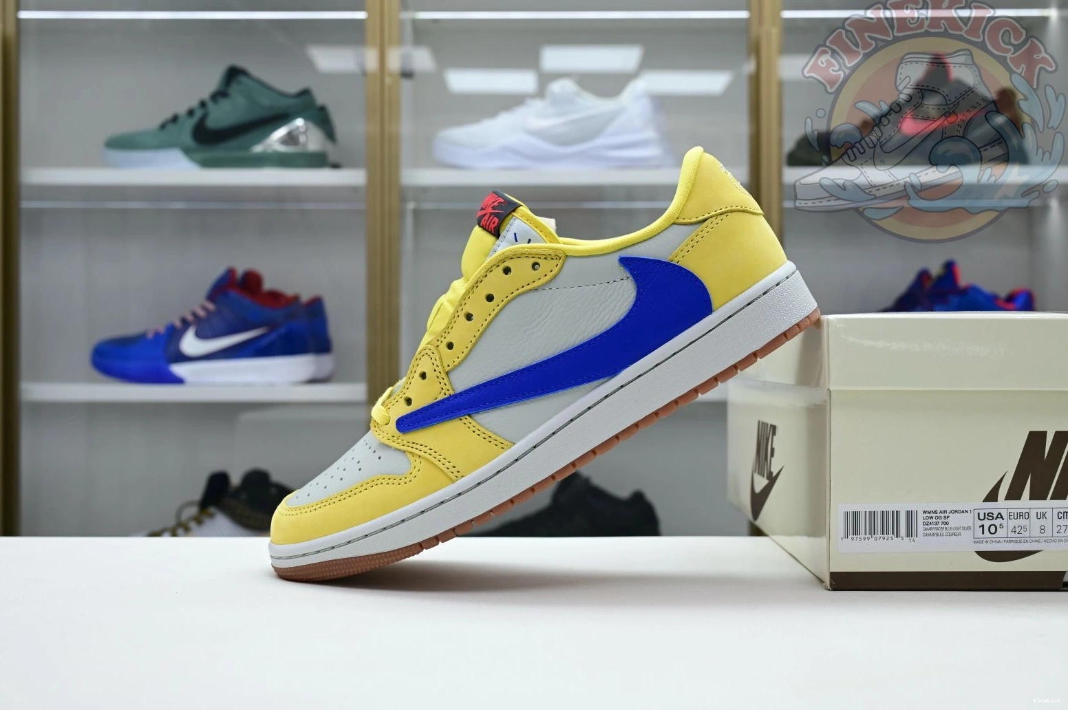 Canary Scott Air x Jordan Jordan 1Low Travis 0205